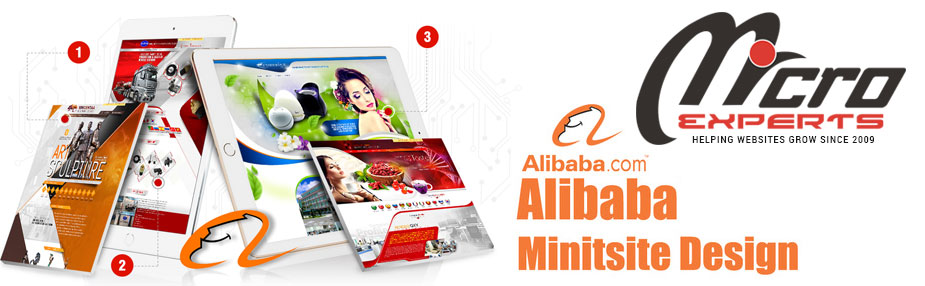 Alibaba Minisite Design